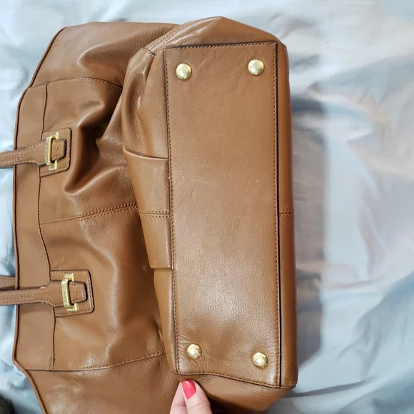 COACH brown leather tote - Picture 11 of 13